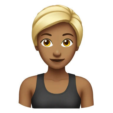 Female personal trainer sticker