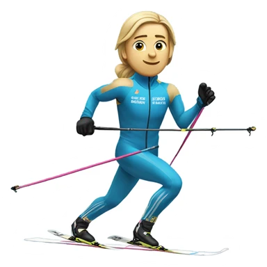 biathlete sticker