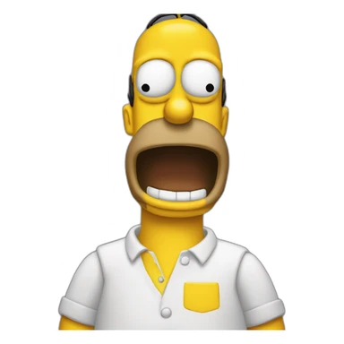 Homer simson sticker