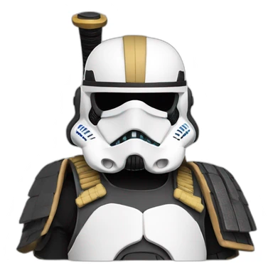 Ninja Samurai Stormtrooper sticker