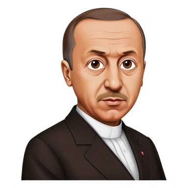black recep tayyip erdogan sticker