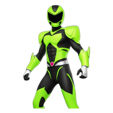 fluo Power ranger full body sticker