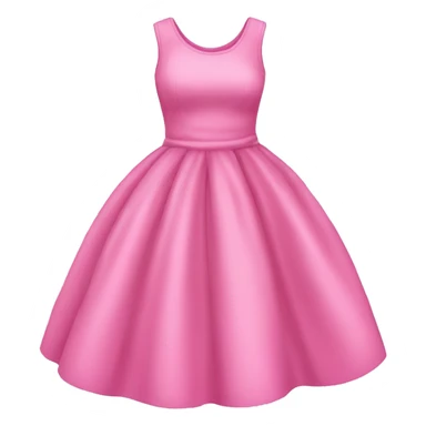 Pink dress sticker