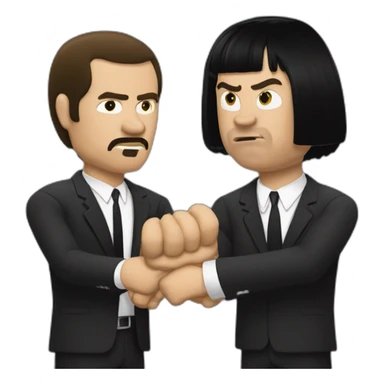 pulp fiction sticker