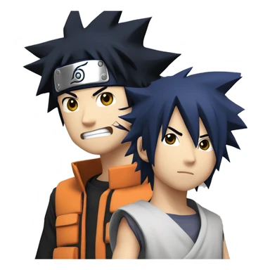 Naruto et sasuke  sticker