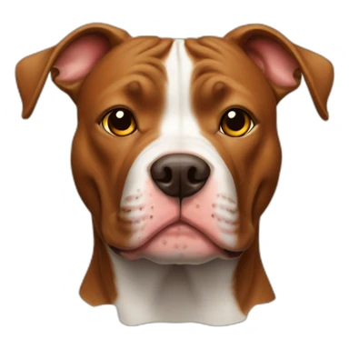 pitbull irish red nose sticker