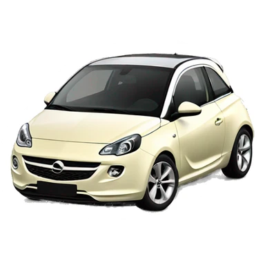 opel adam light cream de face sticker