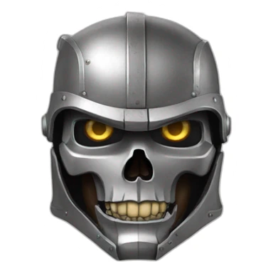 a medieval terminator sticker