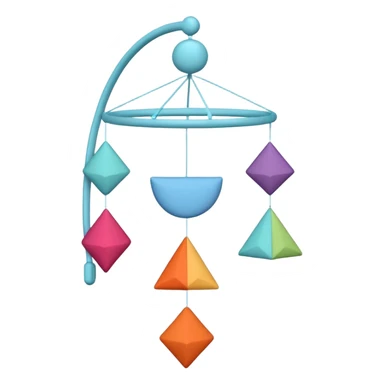 baby Hanging mobile  sticker