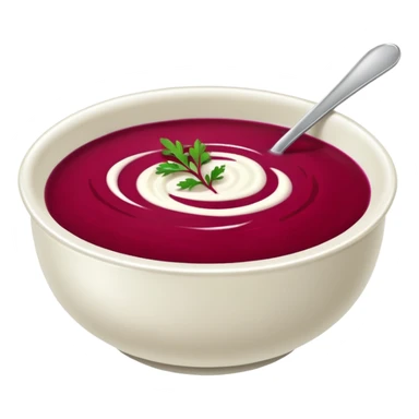 soup from beetroot sticker