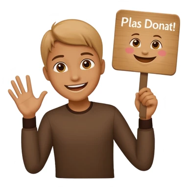 I wanna create a emoji on Roblox pls donate I need that goal to complete  sticker