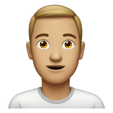 Person with one eye sticker