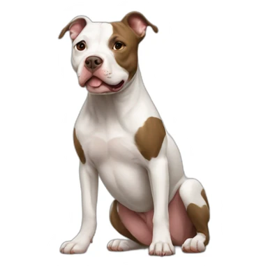 Mistura de Pitbull com dálmata  sticker