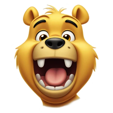 Winnie the Pooh shocked in horror sticker