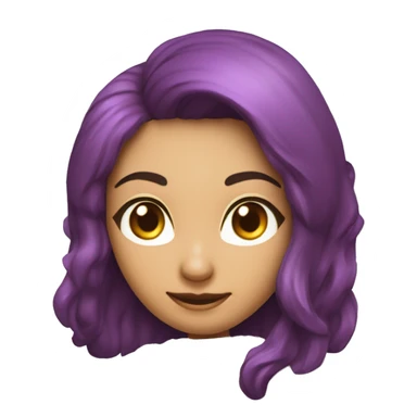 Uma rapariga a jogar um jogo num computador o símbolo do jogo é um v  sticker