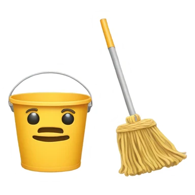 Bucket & a Mop sticker