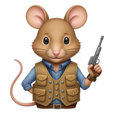 🐁🔫 belico sticker