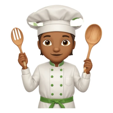 iguana chef cooking sticker