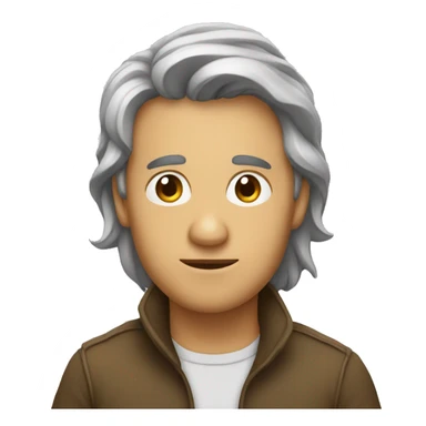 Pensando mientras come sticker