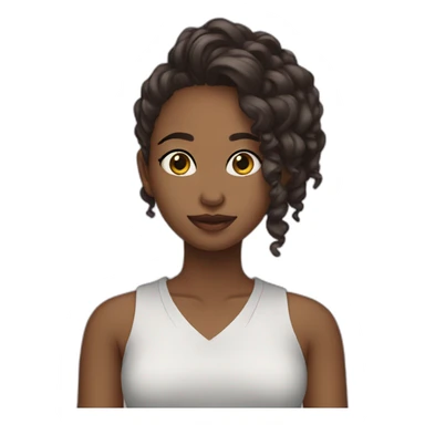 ayana of overflow sticker