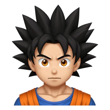 Goku MUI with glowy eyes sticker