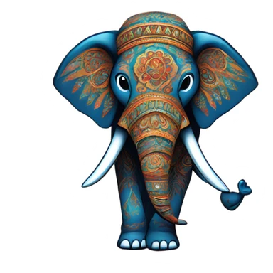 An emoji representing the Rich culture of India  sticker