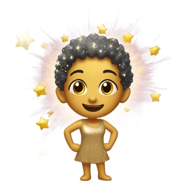 Sparkling best wishes for a new year 2025 sticker