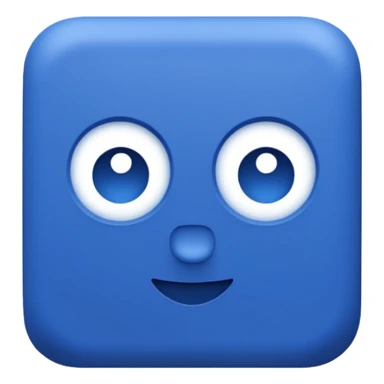 blue word "blessed" sticker