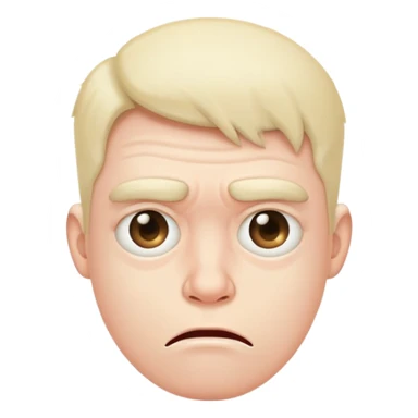 Constipation face sticker