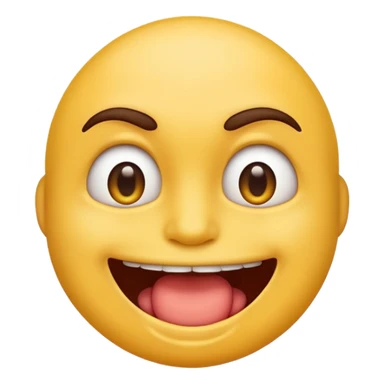 Emoji biting his lip sticker