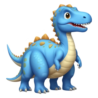 light blue 공룔 sticker