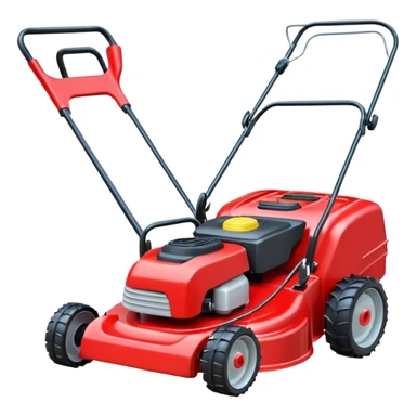 Red Lawnmower sticker