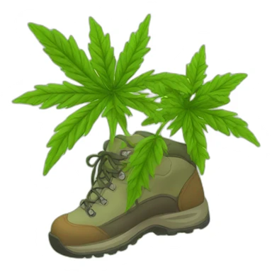 weed hikers club sticker