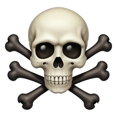 a poisonous cloud of gas, dark swamp color, with an image of a skull and two crossed bones behind the skull sticker