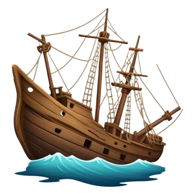 Ship vreck sticker