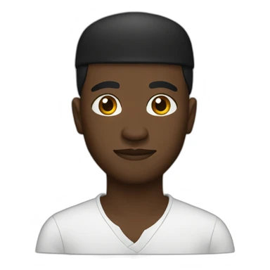 a black niger sticker