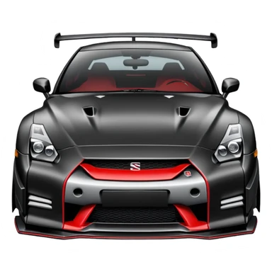 Nissan Gt r r35 nismo siyah  sticker