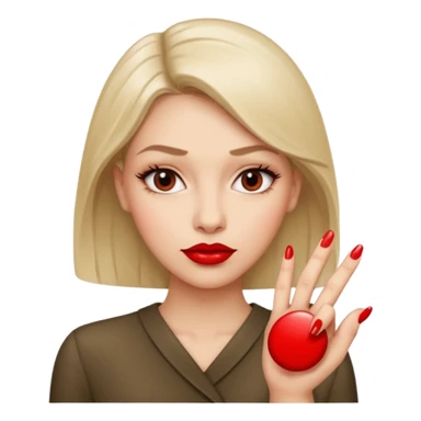 Make a combo of 🤨💅👄 sticker