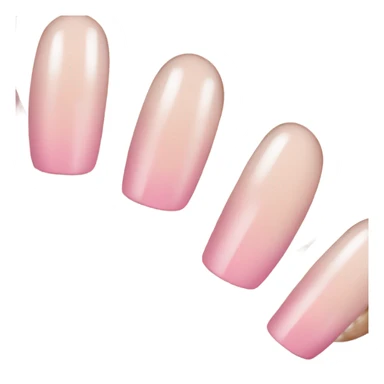 Pink french tip nails  sticker