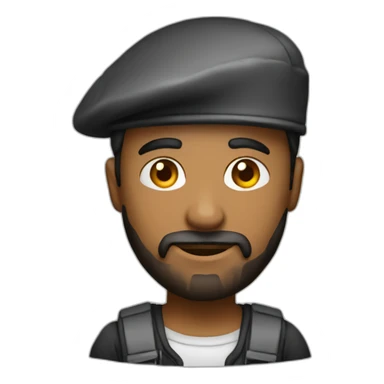 software-developer-with-beret sticker