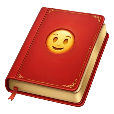 red book, golden glow sticker