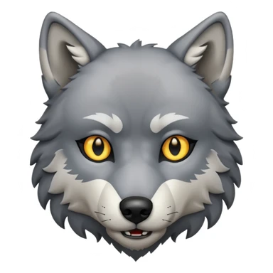 wolf full body sticker