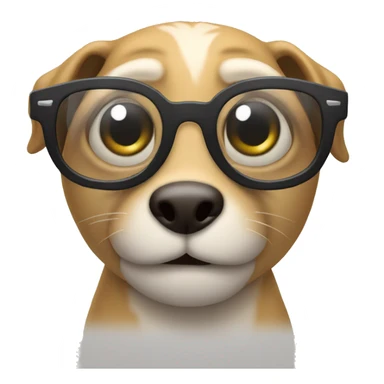 Una rana con gafas  sticker