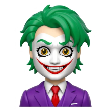 joker lego character sticker