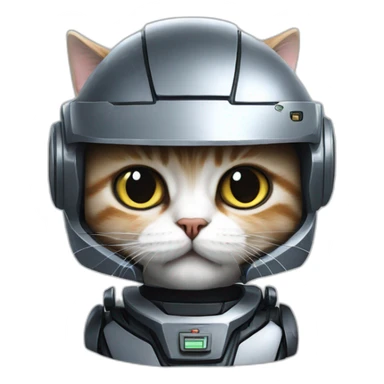 robocop cat sticker