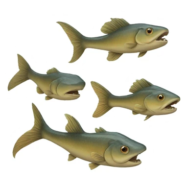 prehistoric fish sticker