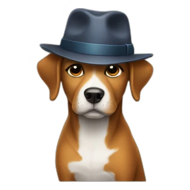 Dog detective sticker