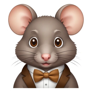 rat wearing s bor sticker