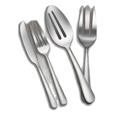 fork, spoon and knife sticker