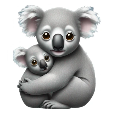  Realistic Mama koala hugging baby koala sticker